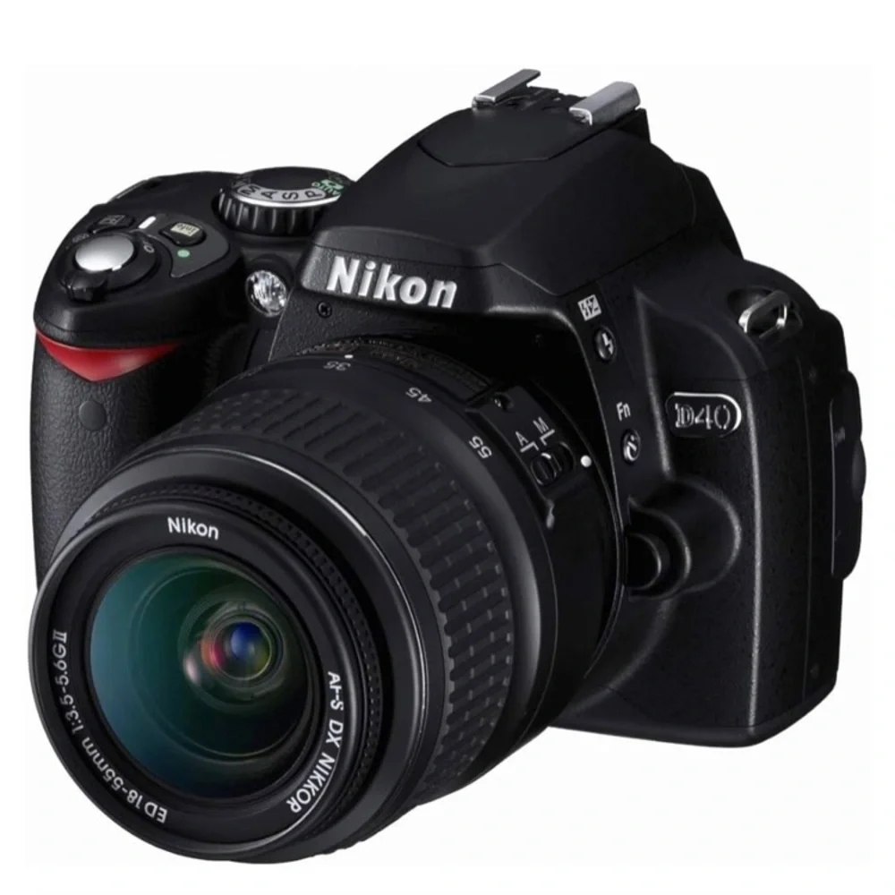 Nikon D40 Complete Kit (NOS) • Camera, Manual, Case, Charger, Guidebook